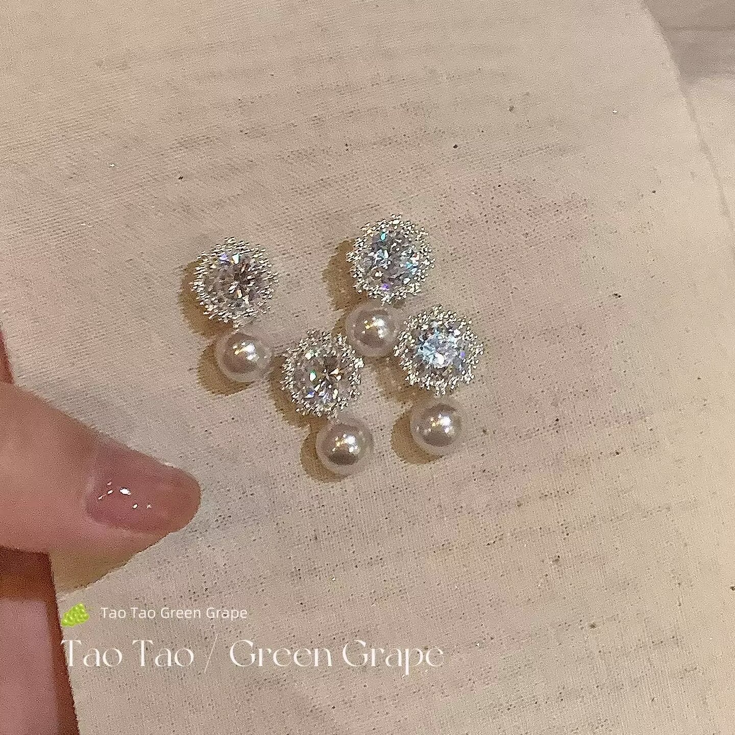 Aurora Dream Pearl Drops - S925 Silver Needle & Vintage Vibe