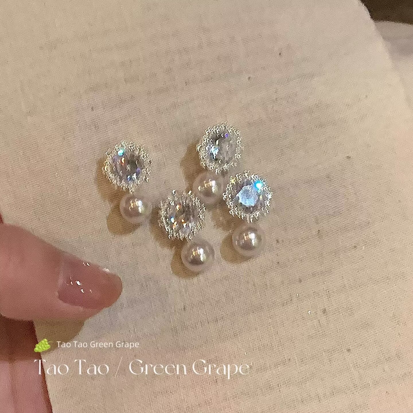 Aurora Dream Pearl Drops - S925 Silver Needle & Vintage Vibe