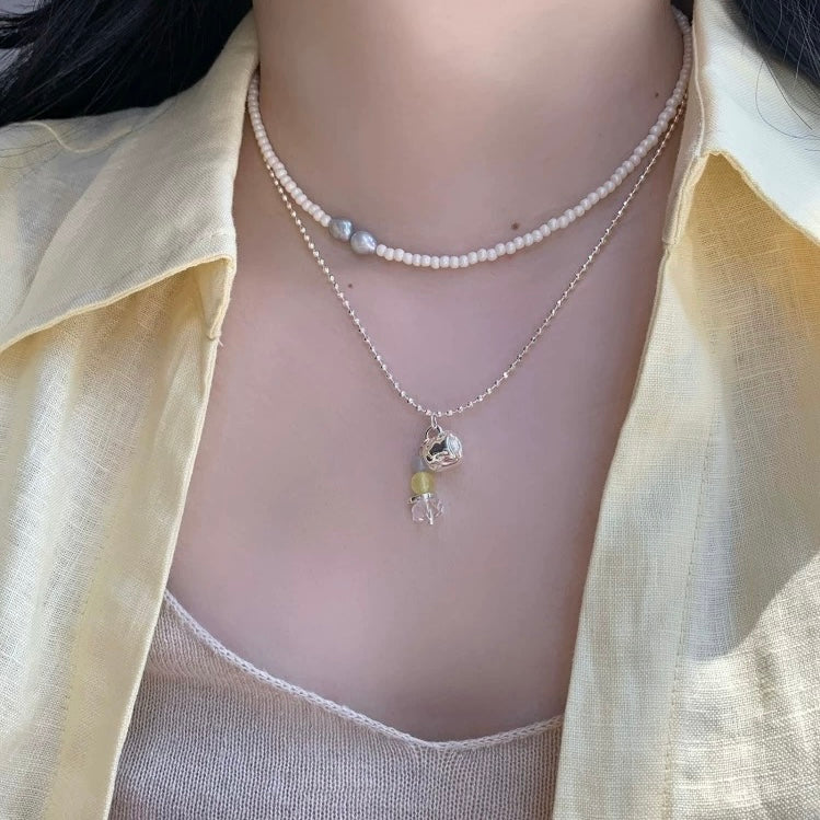 Iced Tea Charm Necklace