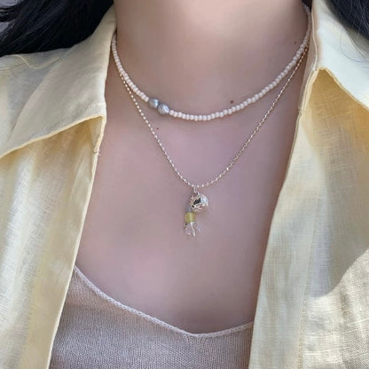 Iced Tea Charm Necklace