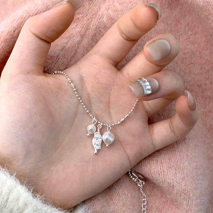 Delicate Pearl Drop Necklace