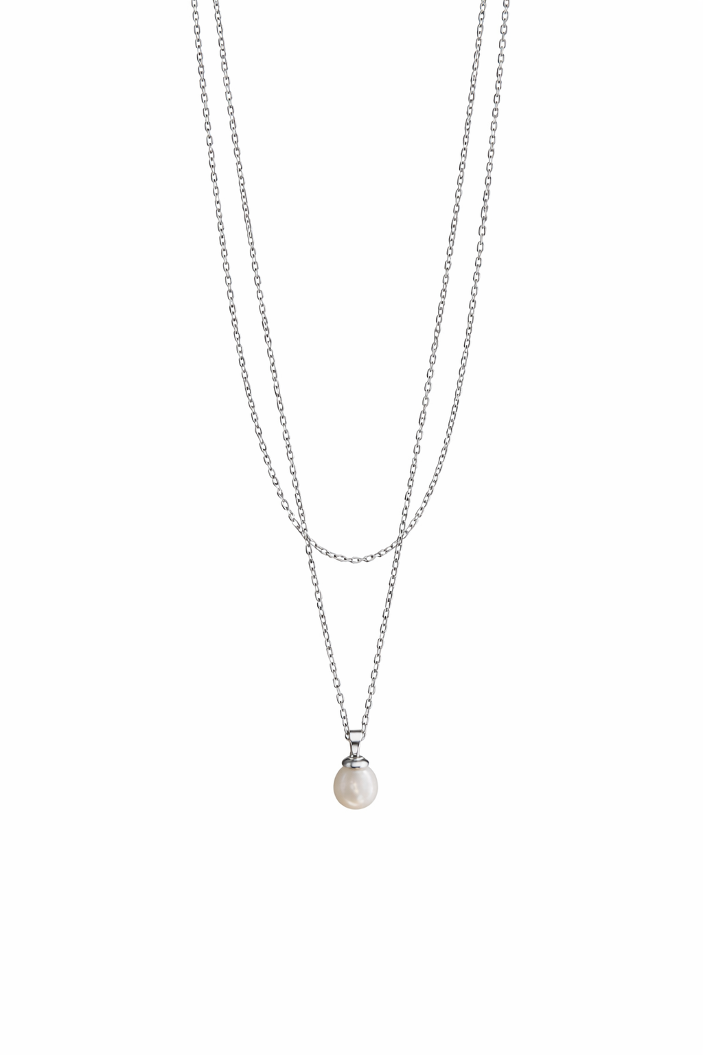 Double Layer Freshwater Pearl Necklace