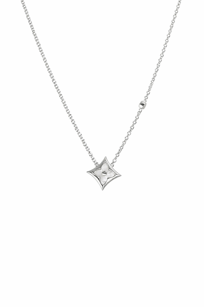 Silver Star Shell Necklace
