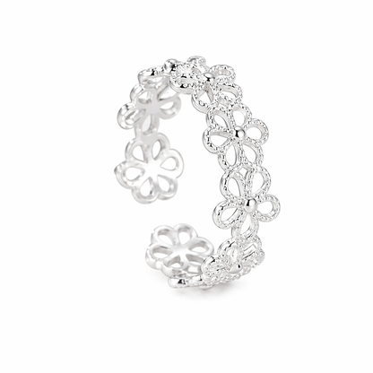 Floral Open Ring