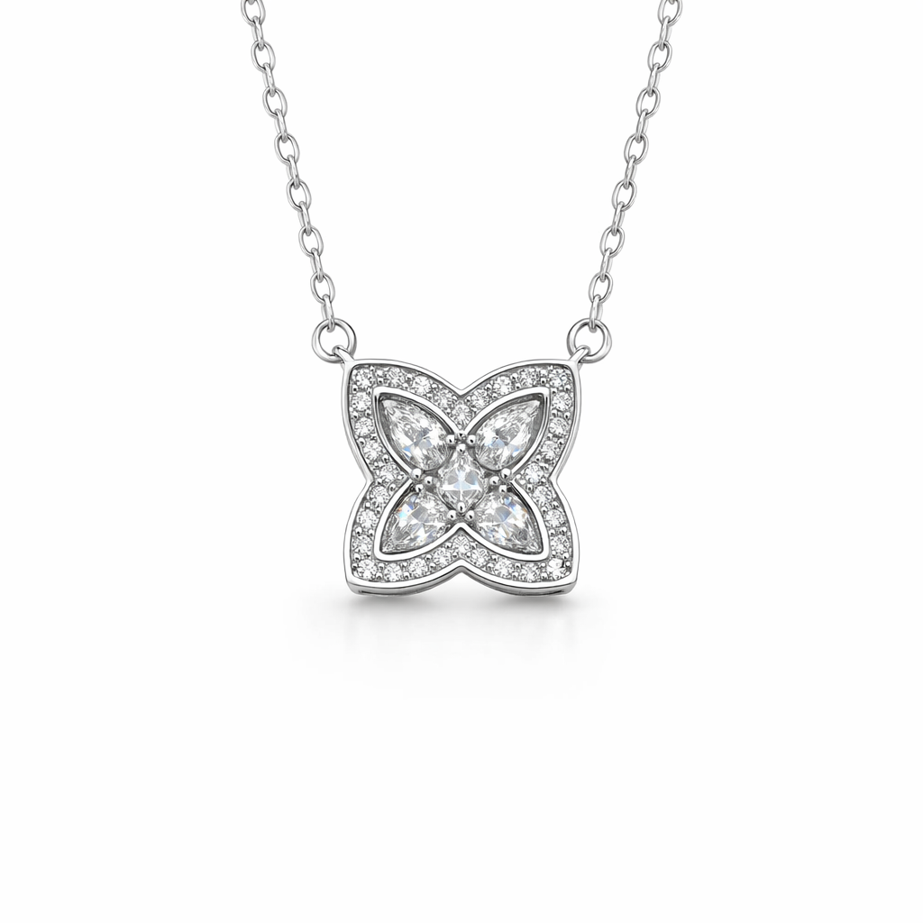 "The Blooming Soul" | Fine Intricate Floral Pendant Necklace