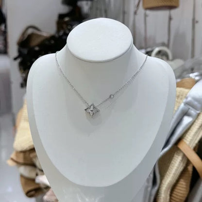 Silver Star Shell Necklace