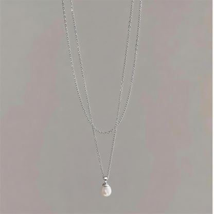 Double Layer Freshwater Pearl Necklace