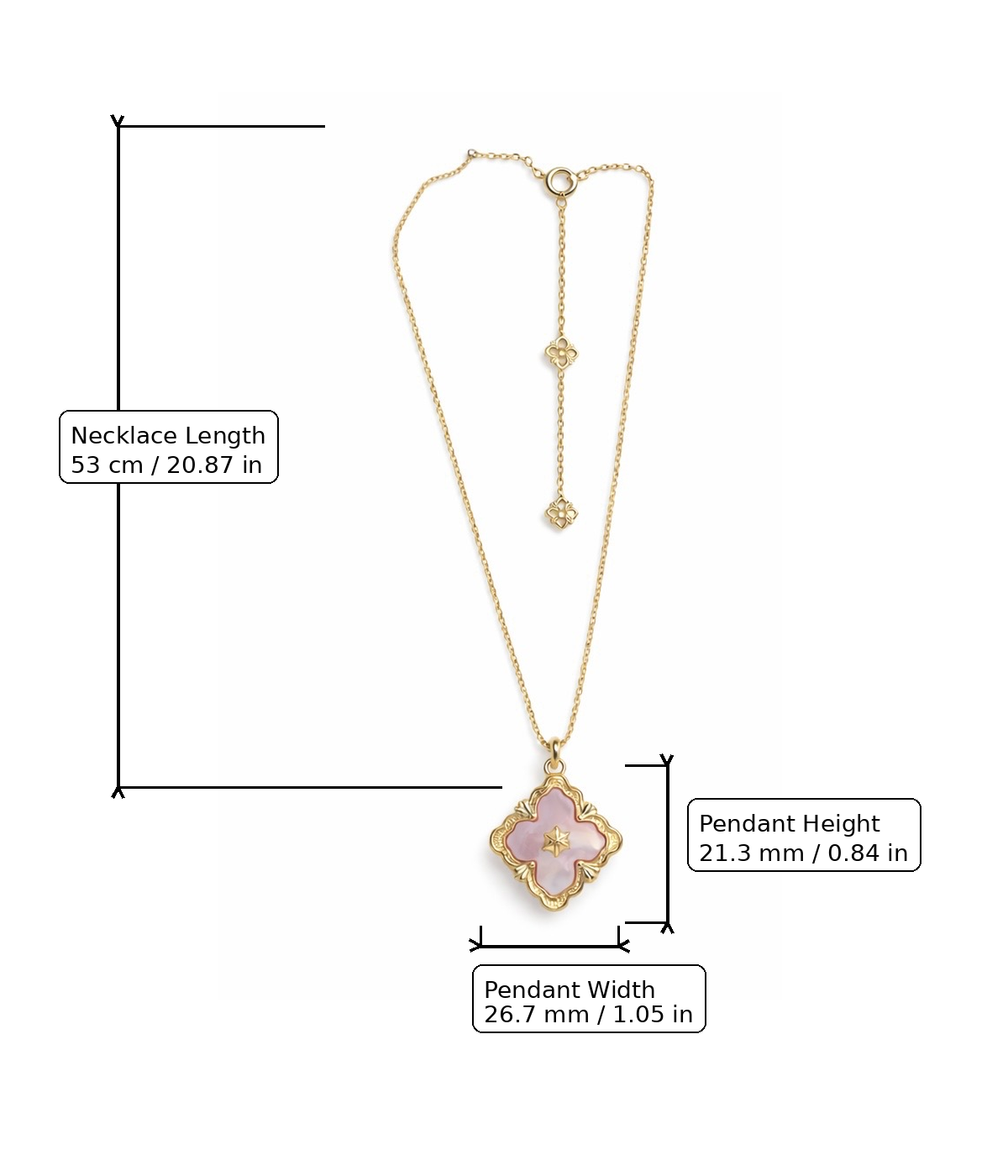 Pink Mother-of-Pearl Floral Jewelry Set