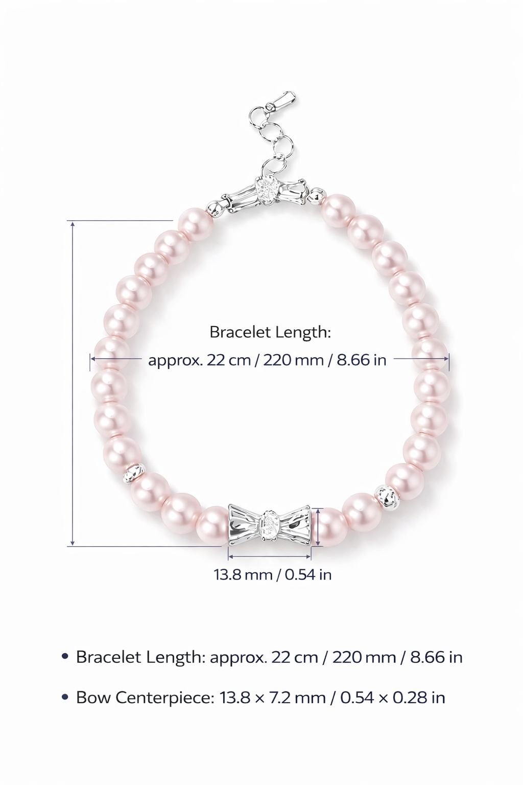 Schmuckset mit zartrosa Perlen und 925er Silberauflage