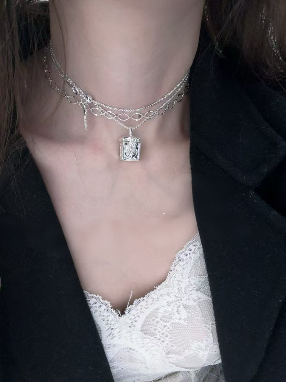 Secret Box Pendant Necklace