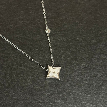 Silver Star Shell Necklace