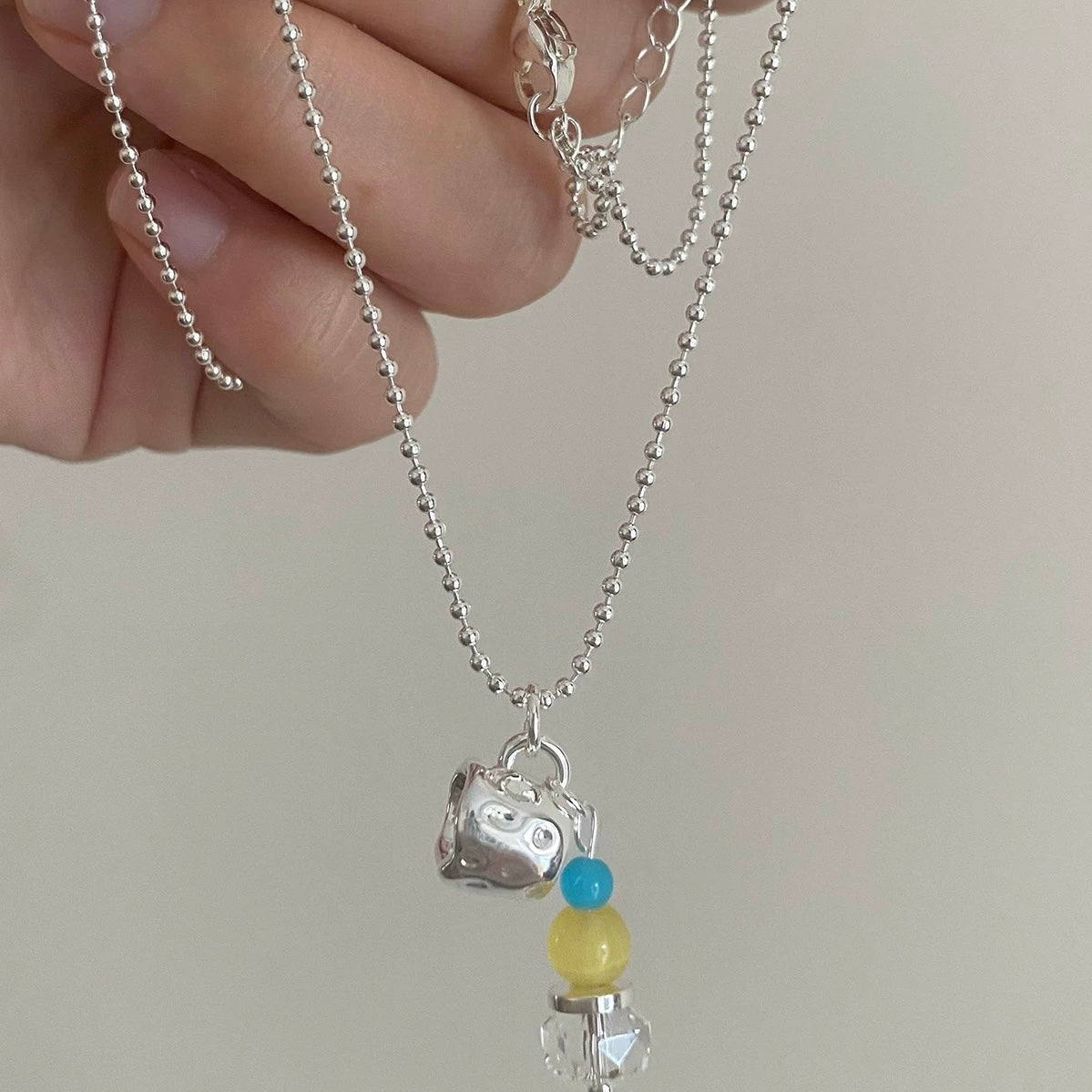 Iced Tea Charm Necklace