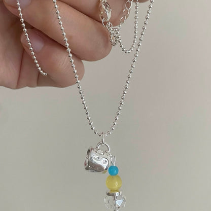 Iced Tea Charm Necklace